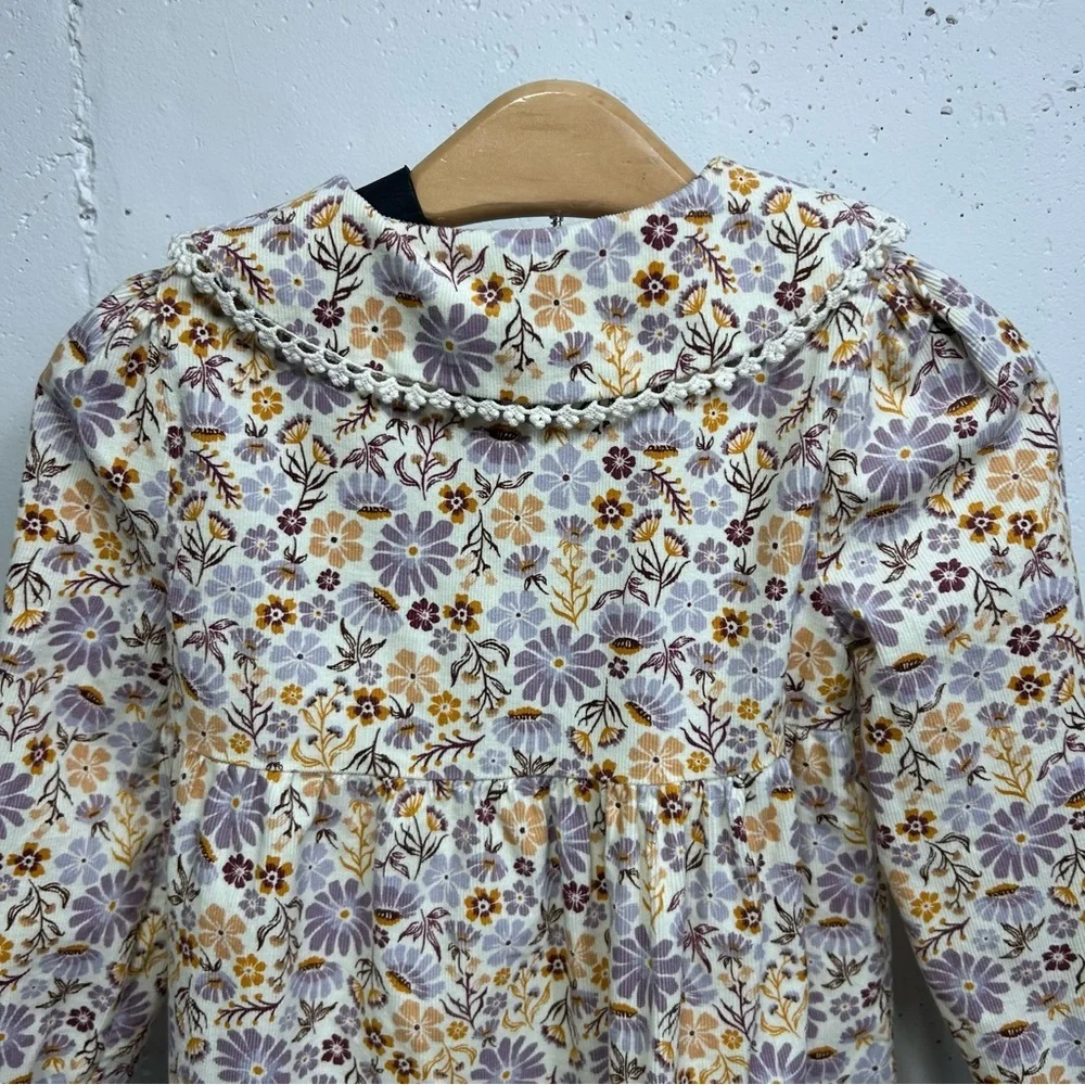 Max Studio Kids Girls Floral Button-Up Dress 5T - Picture 6 of 7